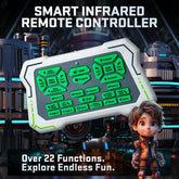 Giant Robot Toys, YCFUN 16'' Big Robot Programmable Mega Smart Robot Toy for Kids Boys Girls Age 3+, Black